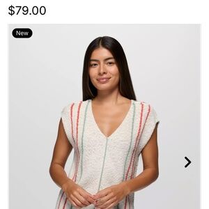 Prana Wave Maker Sweater top M